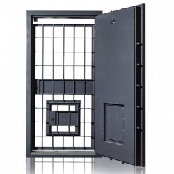 Drzwi skarbcowe HERKULES klasa II z drzwiami awaryjnymi